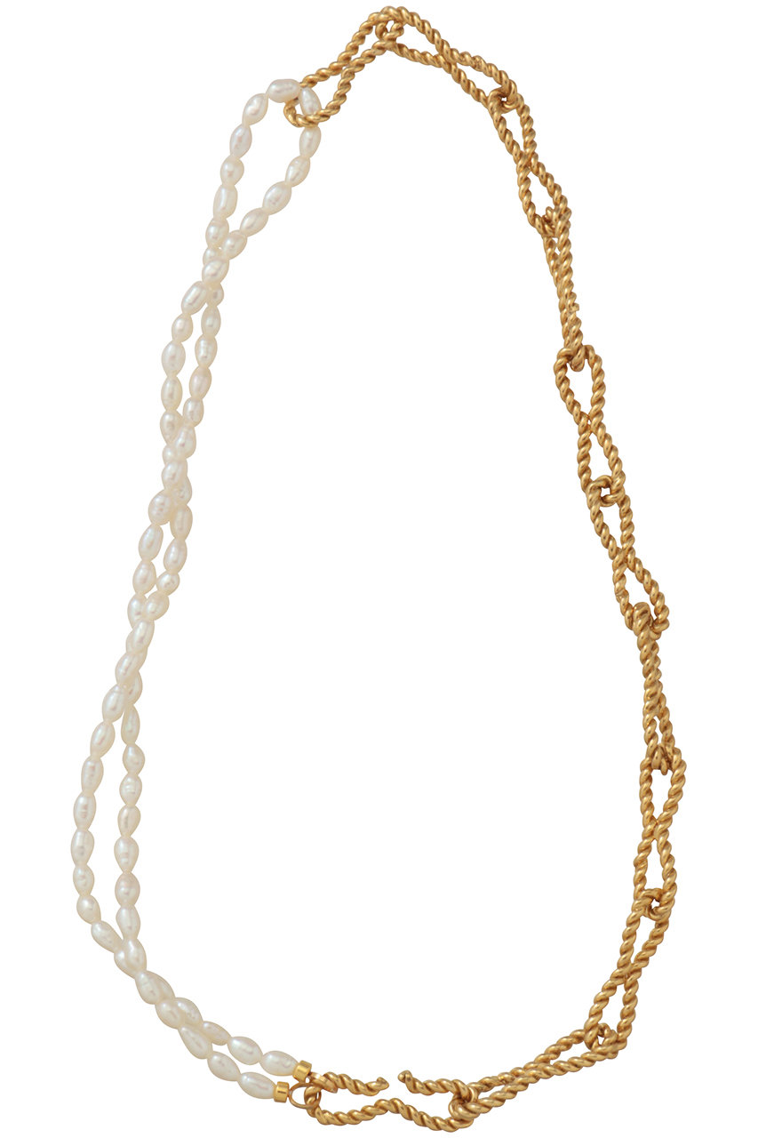 アデル ビジュー/ADER.bijouxのTORSION pearl multi ネックレス(ゴールド/61295109)