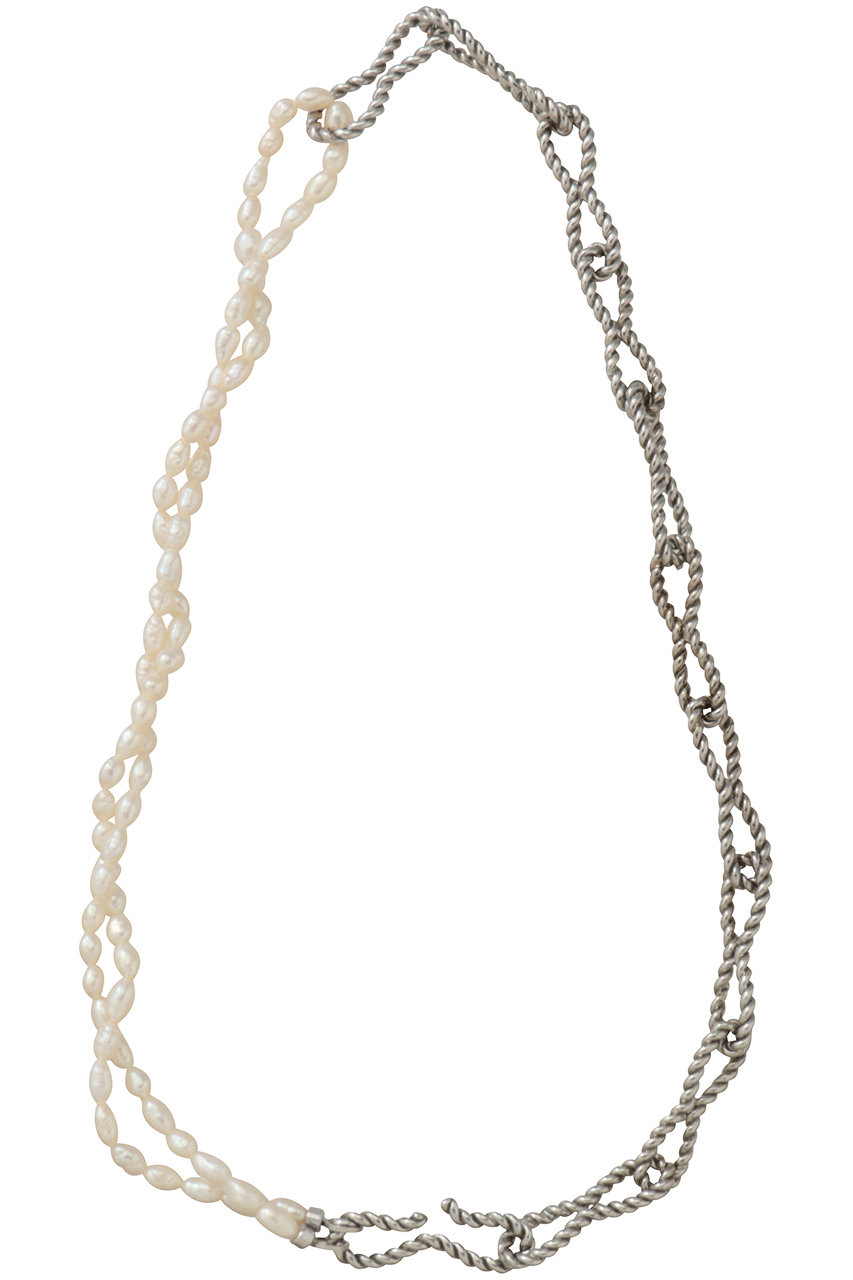 アデル ビジュー/ADER.bijouxのTORSION pearl multi ネックレス(シルバー/61295109)