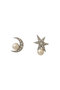MOON＆STAR pearl ピアス アデル ビジュー/ADER.bijoux シルバー