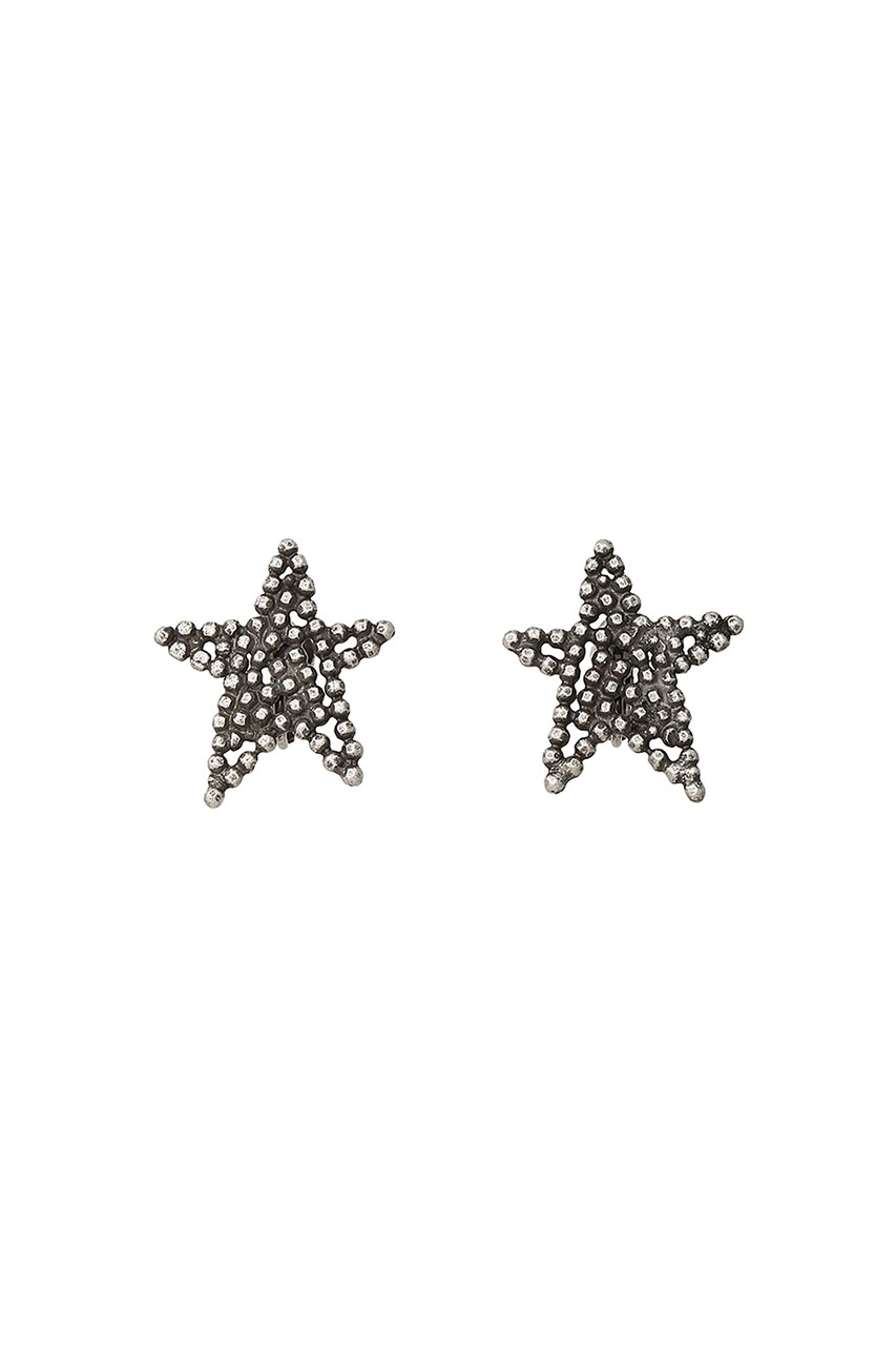 ADER. bijoux アデル ビジュー CUTSTEEL スターソロイヤリング シルバー