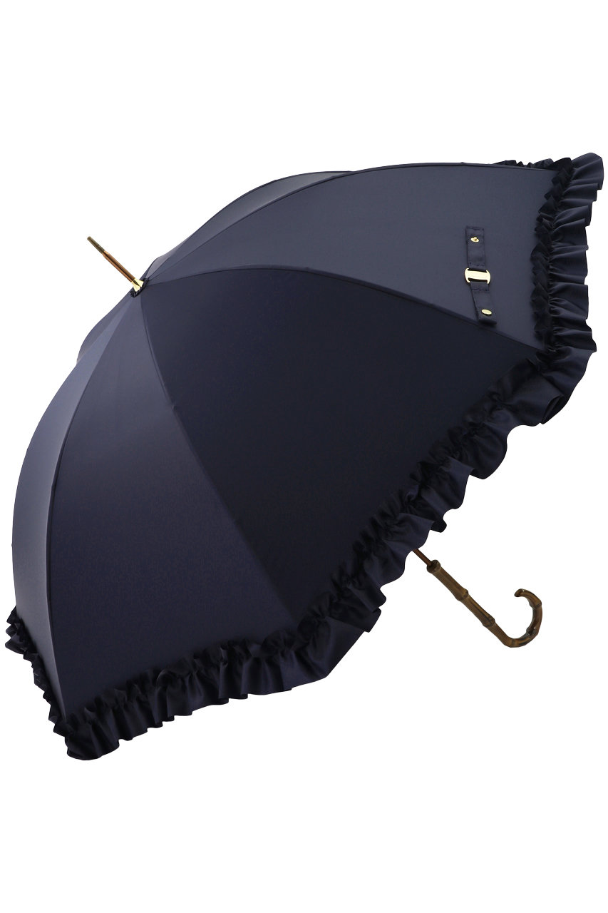 Athena New York アシーナ ニューヨーク Up Town フリル雨傘 ネイビー