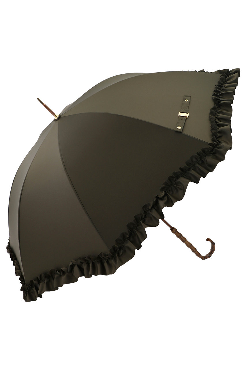 Athena New York アシーナ ニューヨーク Up Town フリル雨傘 カーキ