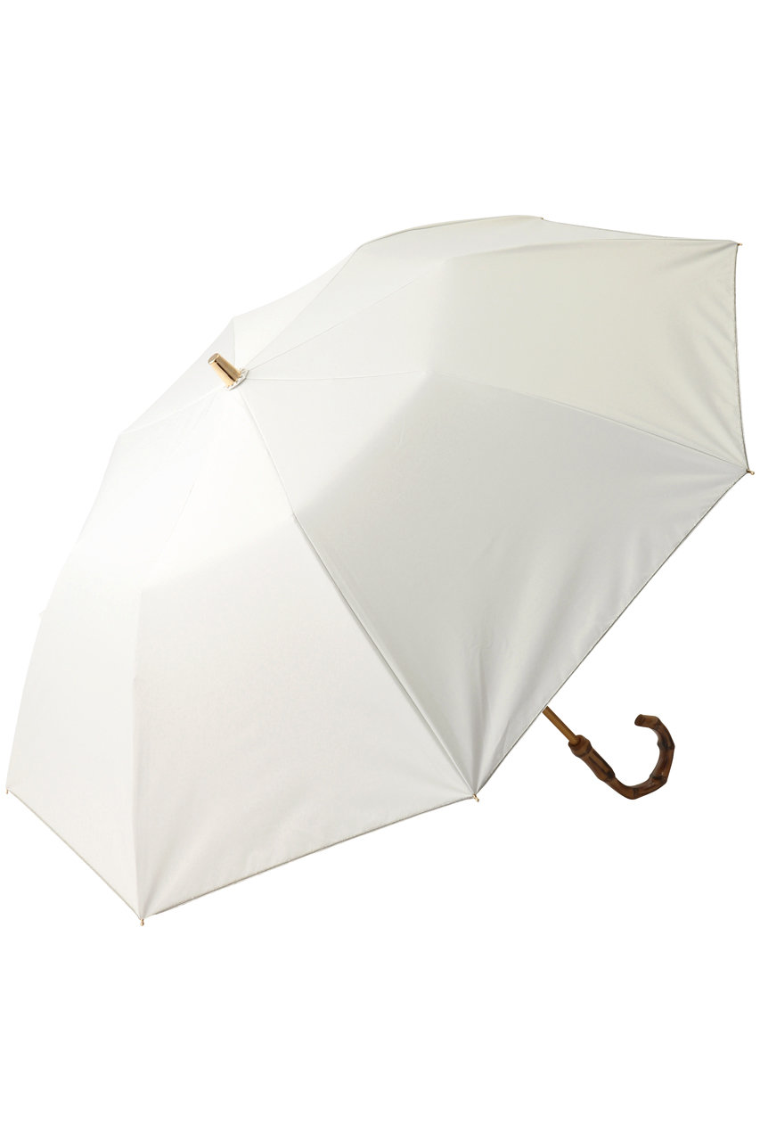 Athena New York Goldie 折りたたみ傘(晴雨兼用） (オフ×シルバー, F) アシーナ ニューヨーク ELLE SHOP