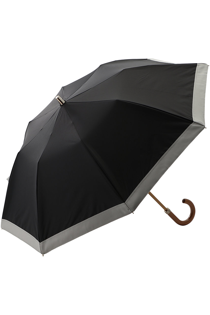 Athena New York Multi Camila 折りたたみ傘（晴雨兼用） (ブラック×エクリュ, F) アシーナ ニューヨーク ELLE SHOP