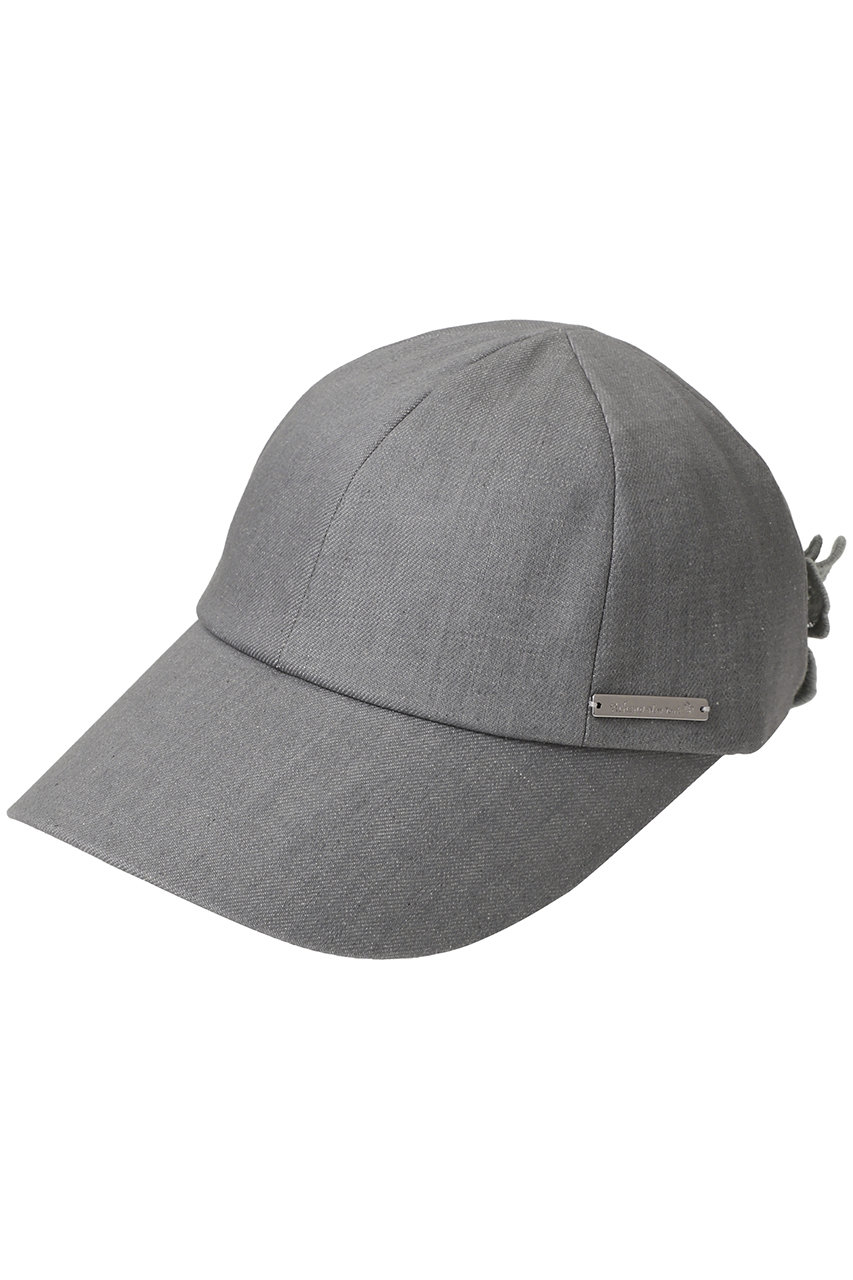 アシーナ ニューヨーク/Athena New YorkのAlicia バックフラワーコットンキャップ(ライトグレー/Alicia)