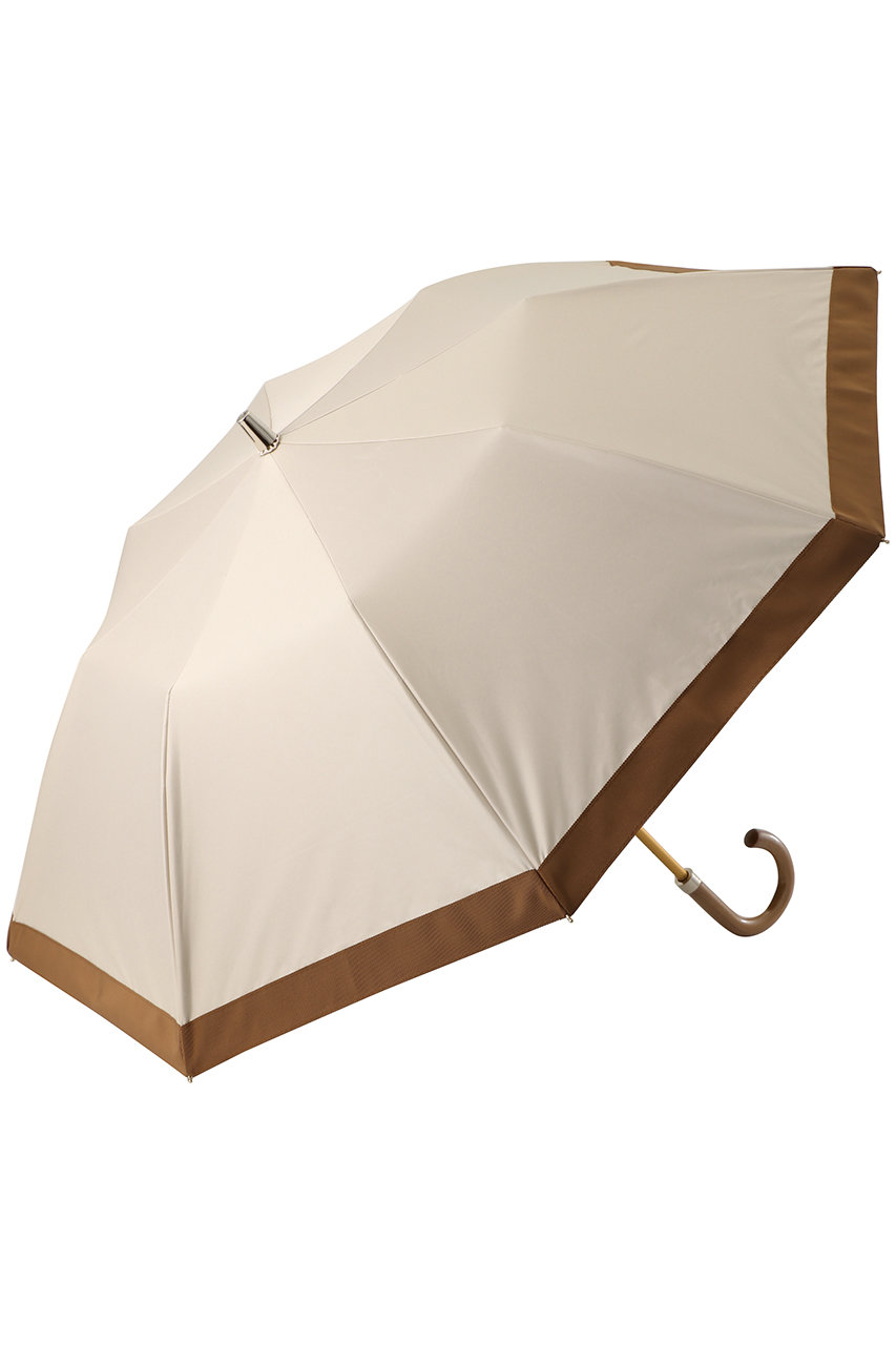 Athena New York Multi Camila(BLACK) 折りたたみ傘（晴雨兼用） (ベージュ×ココア, F) アシーナ ニューヨーク ELLE SHOP