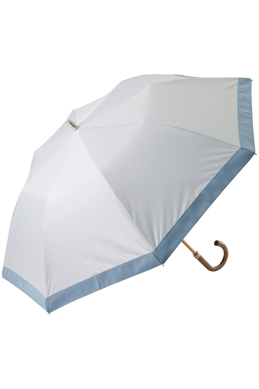 アシーナ ニューヨーク/Athena New YorkのMulti Camila(BLACK) 折りたたみ傘（晴雨兼用）(グレー×サックス/ANY-37P)