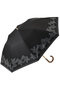 Amanda Lace 折りたたみ傘（晴雨兼用） アシーナ ニューヨーク/Athena New York ブラック×グレー