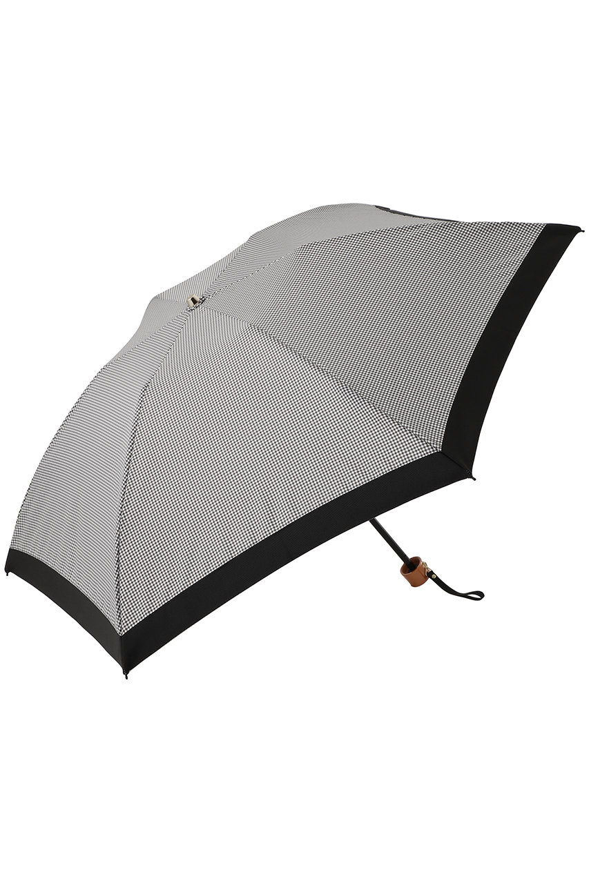 アシーナ ニューヨーク/Athena New YorkのCheck Camila 折りたたみ傘（晴雨兼用）(ブラック×ブラック/ANY-64P)