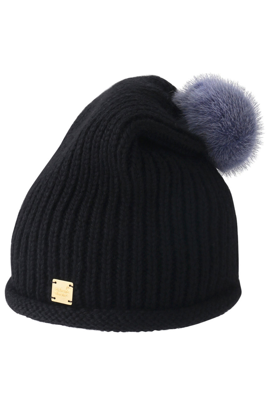 Athena New York アシーナ ニューヨーク Nadia ニットキャップ 【ELLE SHOP限定】ブラック