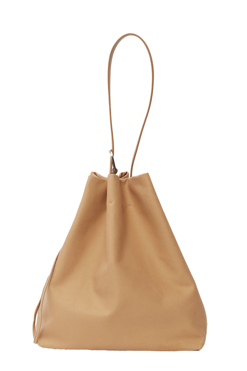 メアリ オル ターナ/MARY AL TERNAの【予約販売】WRAPPING コットンワンショルダートートバッグ(ベージュ×キャメル/MA6151BG-17)