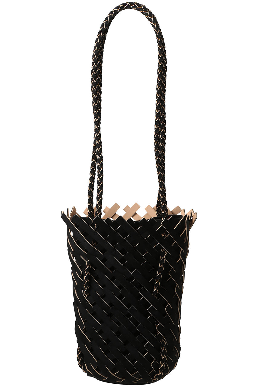 メアリ オル ターナ/MARY AL TERNAのKAGO ウルトラスエードバスケットショルダー(ブラック/MA6127BG-48)