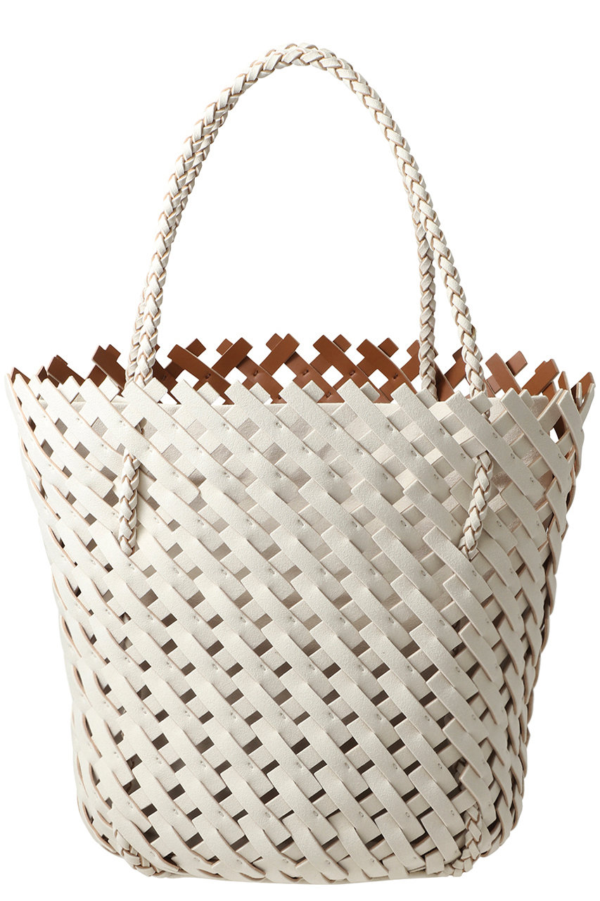 メアリ オル ターナ/MARY AL TERNAのKAGO ウルトラスエードバスケットトート(アイボリー/MA6127BG-53)