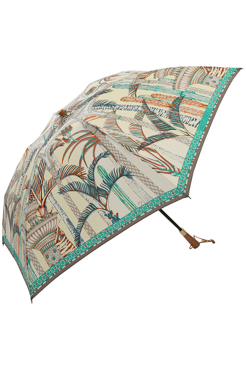 マニプリ/manipuriのプリント折傘（晴雨兼用）(グリーン（リヤド）/141672006)
