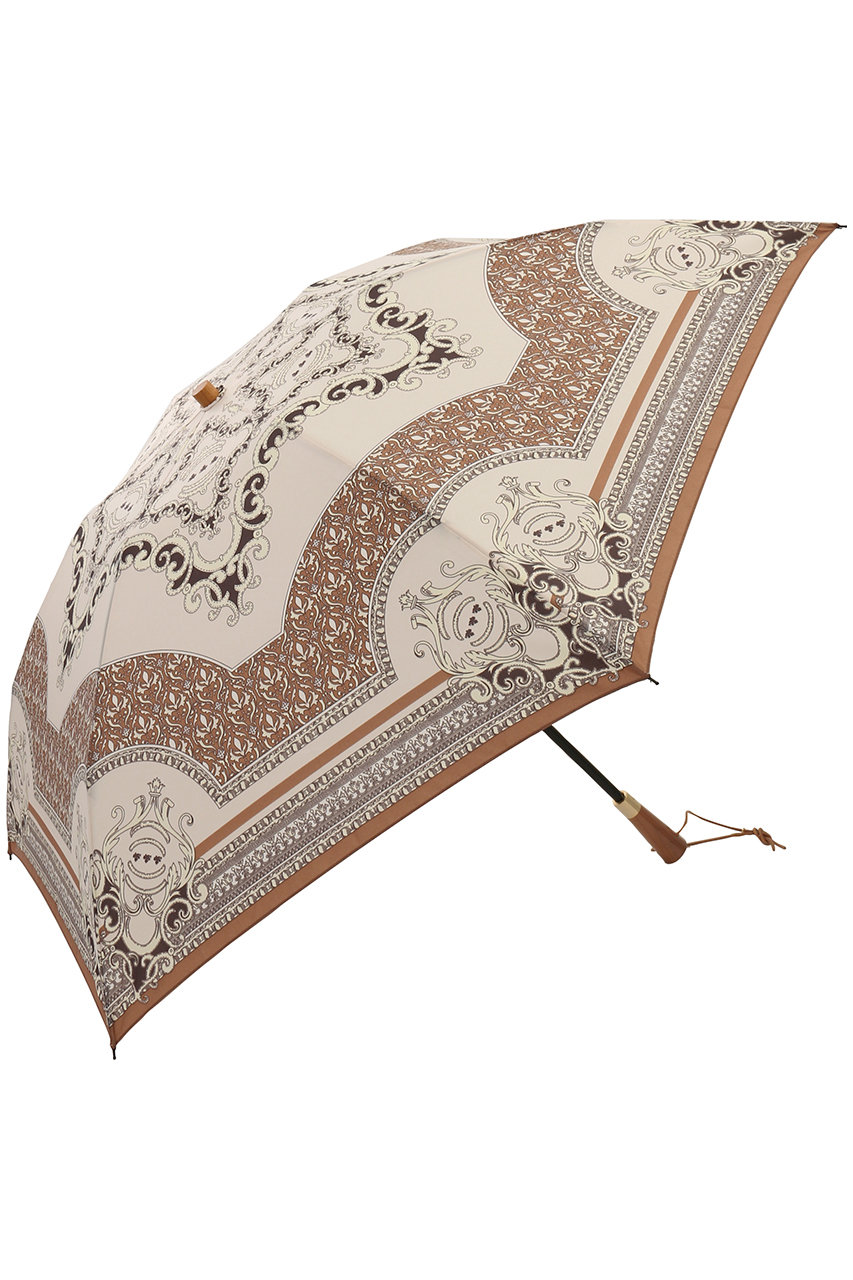 マニプリ/manipuriのプリント折傘（晴雨兼用）(ブラウン（レリーフ）/141672006)