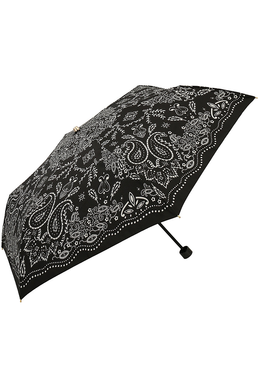 マニプリ/manipuriのバンダナ柄軽量折傘（晴雨兼用）(ブラック/141672101)