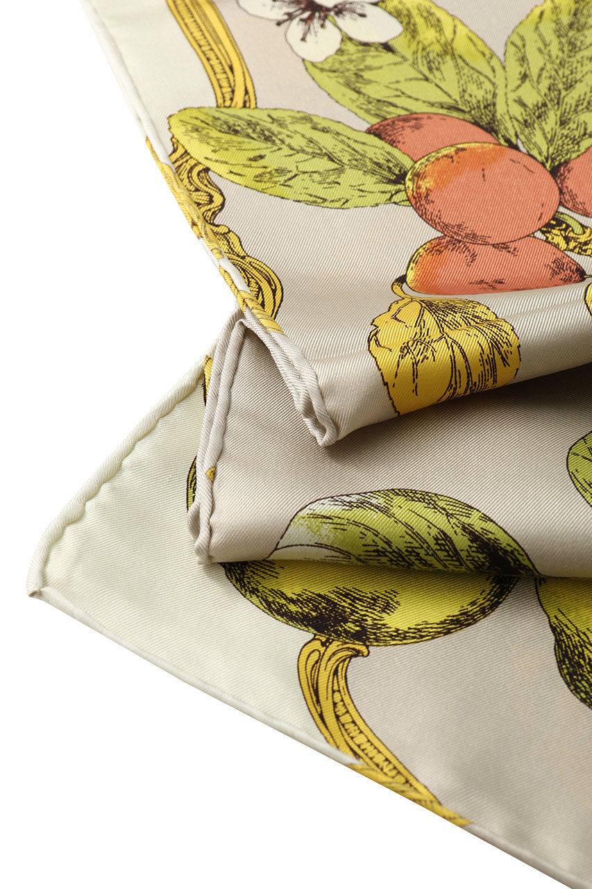 ★新品★manipuri　マニプリ　シルク１００％　スカーフ　フラワー　イエロー 楽天市場】マニプリ スカーフ 65x65 シルク manipuri | プリント