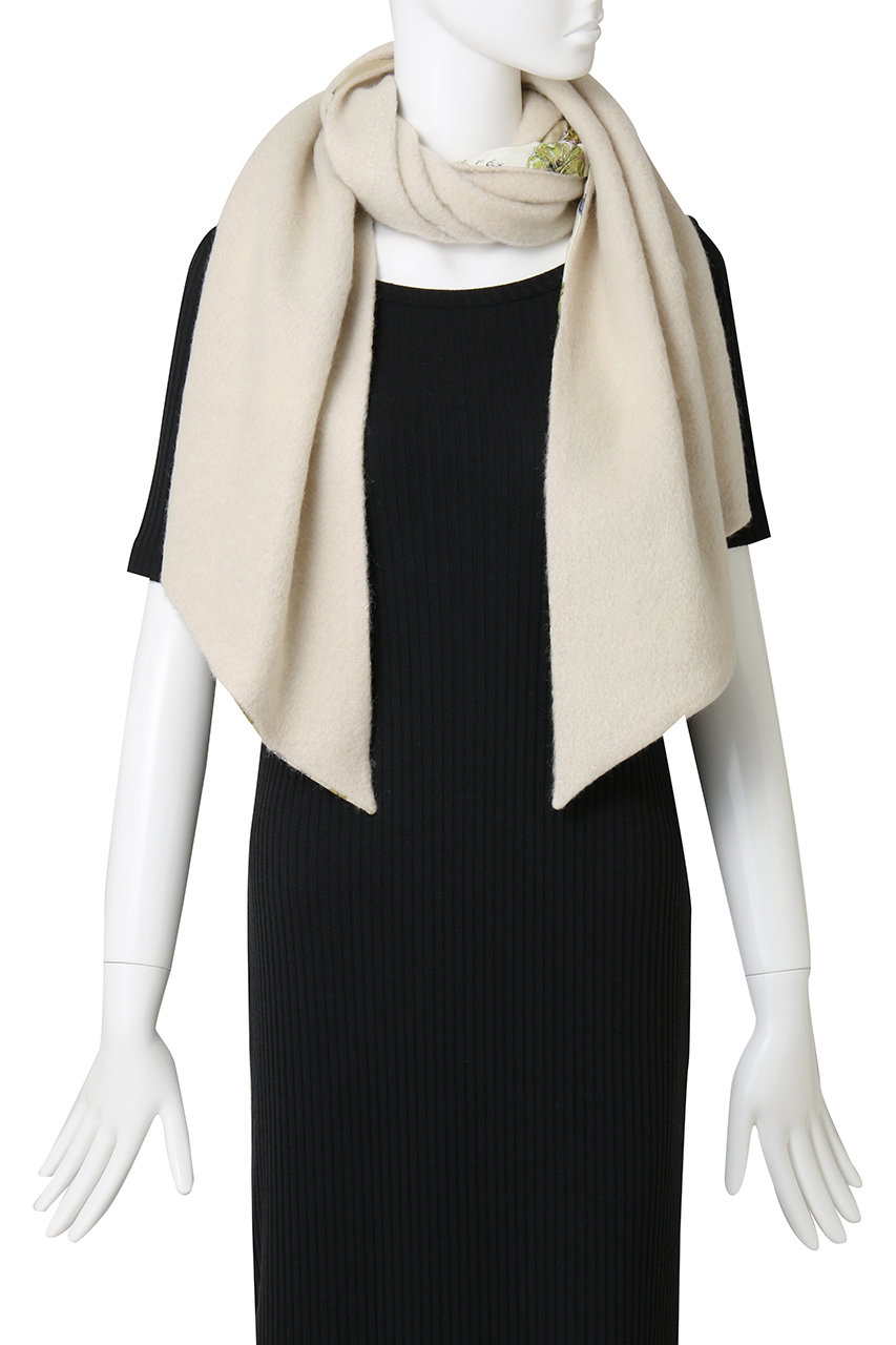 manipuri(マニプリ)｜シルクWマフラー/ライトグリーン（アンティーク