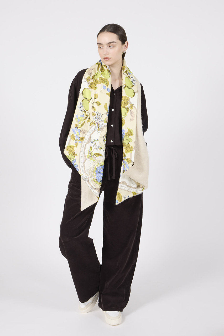 manipuri(マニプリ)|シルクWマフラー/ライトグリーン(アンティーク manipuri(マニプリ)|シルクWマフラー/ライトグリーン(アンティーク