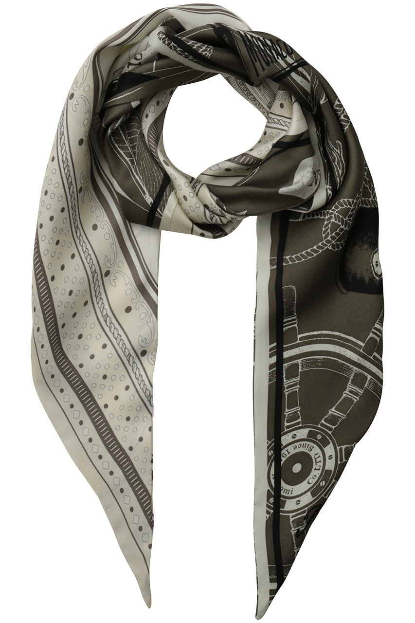 マニプリ/manipuriのダイヤ型スカーフ(チャコール（ボンメール）/0161332209)