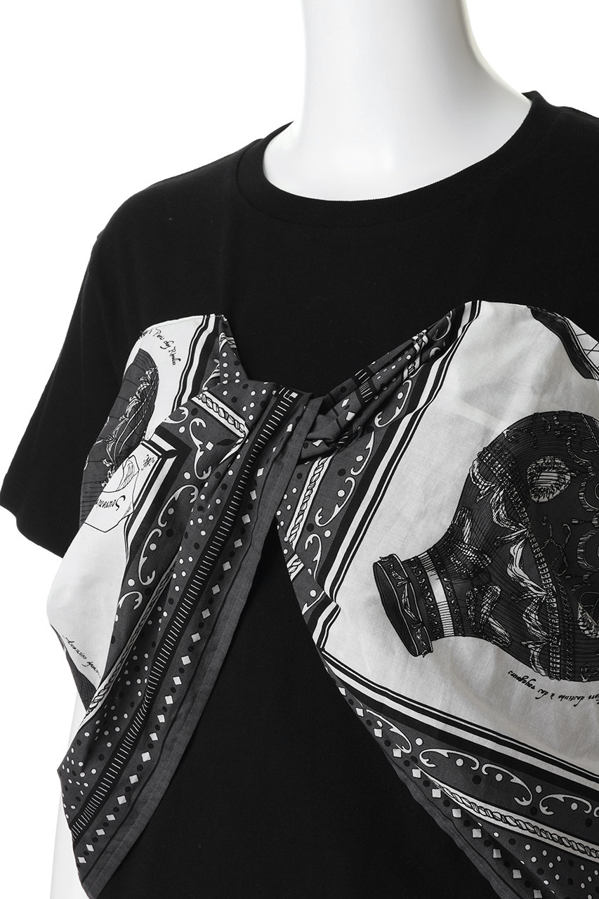 manipuri(マニプリ)｜【ELLE SHOP限定】ビスチェTシャツ/ブラック
