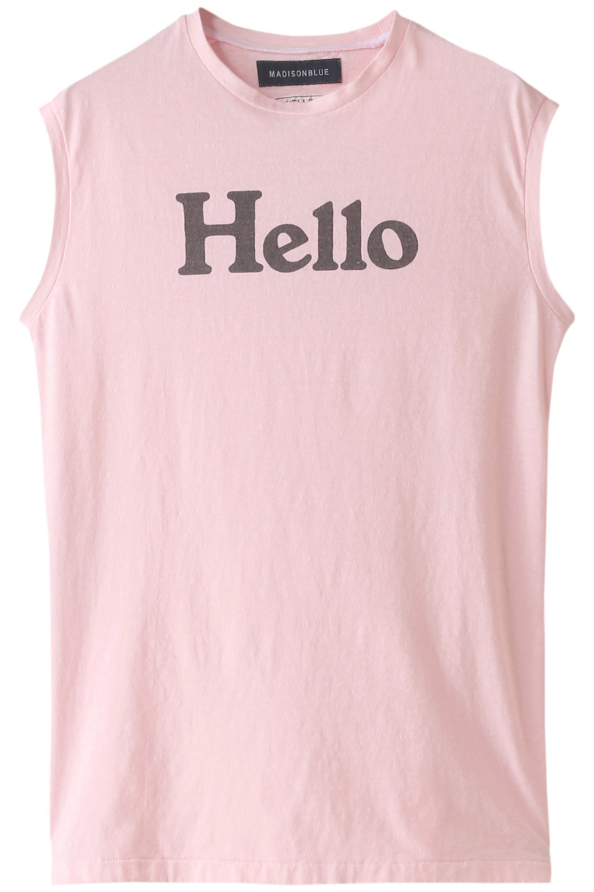 MADISONBLUE ノースリーブ カットソー HELLO-