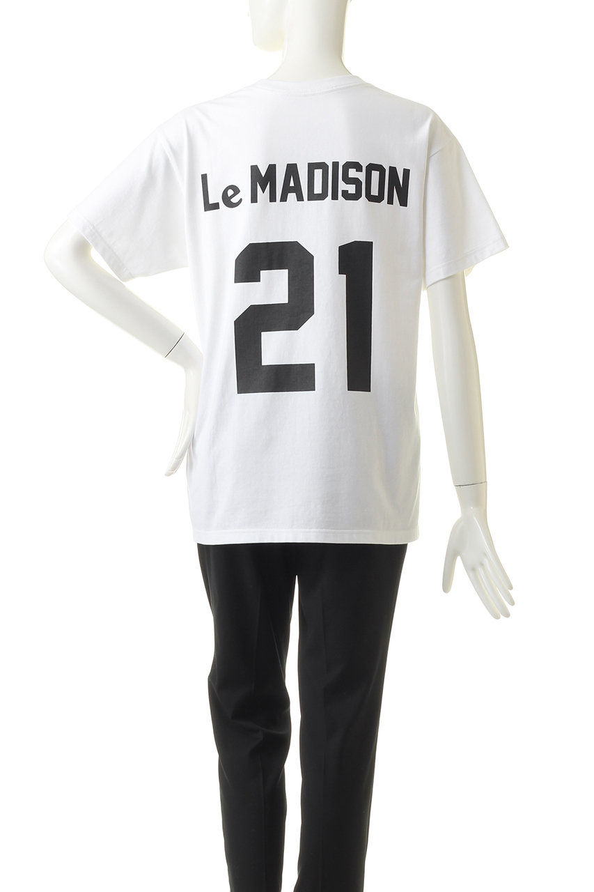 Madisonblue マディソンブルー ナンバリングtシャツ Le Madison ホワイト の通販 Elleshop エル ショップ