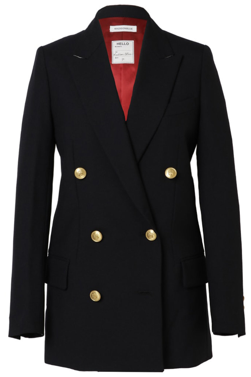 MADISONBLUE BLEECKER W6B BLAZER W6B ブレザー (ネイビー, 00) マディソンブルー ELLE SHOP MADISONBLUE BLEECKER W6B BLAZER W6B ブレザー (ネイビー, 00) マディソンブルー ELLE SHOP