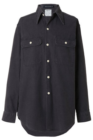 マディソンブルー/MADISONBLUEのHAMPTON SHIRT BACK SATIN ハンプトン バックサテンシャツ(110400/110403)