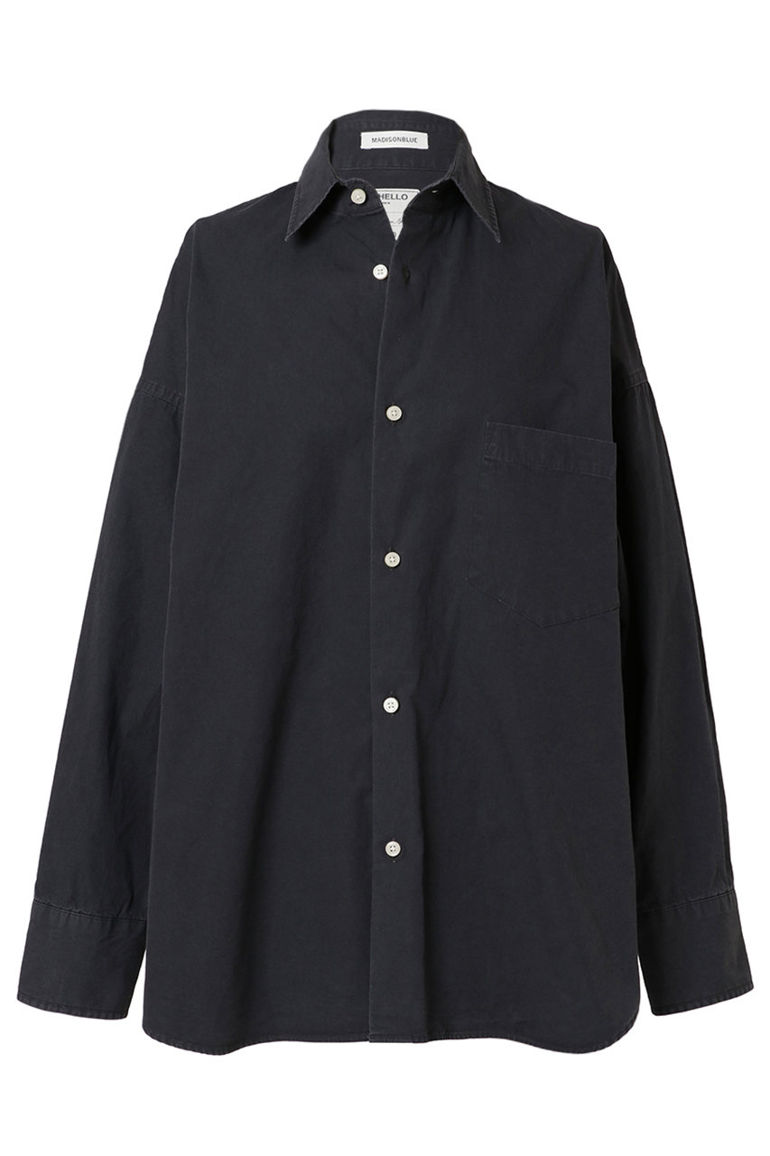 MADISONBLUE J.BRADLEY L/S SHIRT WASHED OUT J.ブラッドリー ロングスリーブシャツ (ブラック, 00) マディソンブルー ELLE SHOP MADISONBLUE J.BRADLEY L/S SHIRT WASHED OUT J.ブラッドリー ロングスリーブシャツ (ブラック, 00) マディソンブルー ELLE SHOP