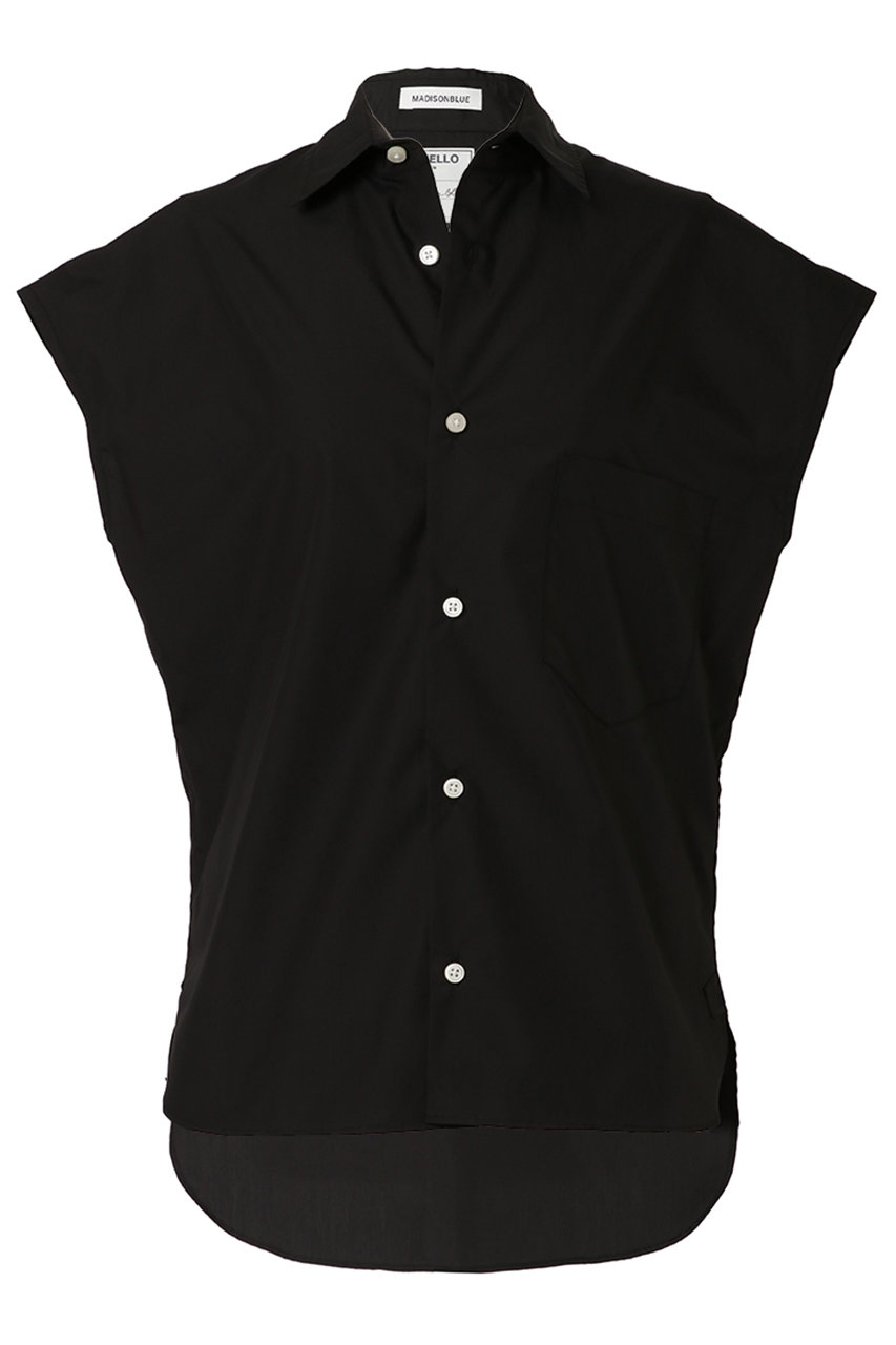 MADISONBLUE J.BRADLEY SLEEVELESS SHIRT J.ブラッドリー スリーブレスシャツ (ブラック, 03) マディソンブルー ELLE SHOP MADISONBLUE J.BRADLEY SLEEVELESS SHIRT J.ブラッドリー スリーブレスシャツ (ブラック, 03) マディソンブルー ELLE SHOP