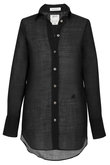 MADAME LONG SHIRT W/VOILE MADAME ロングシャツ
