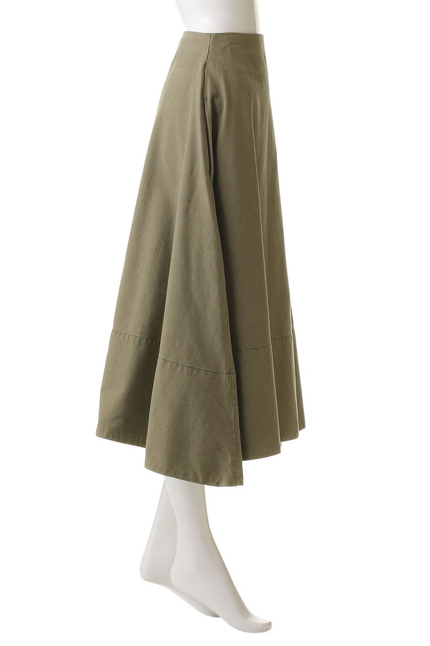 MADISON BLUE マディソンブルー バックサテン ミモレ フレアスカート MADISONBLUE(マディソンブルー)｜MI-MOLLET FLARE SK BACK SATIN