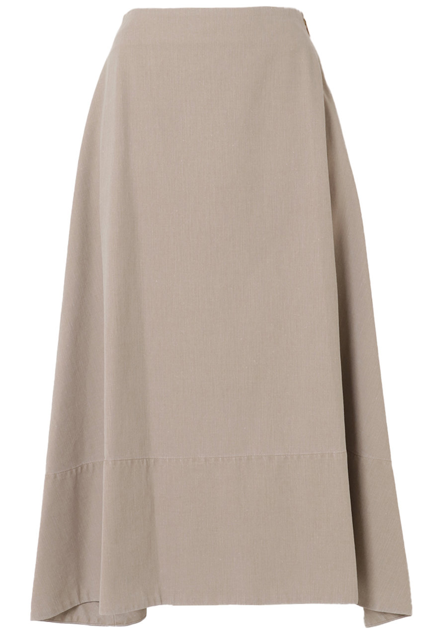 MADISONBLUE MI-MOLLET FLARE SK BACK SATIN バックサテンミモレフレアスカート (モカ, 00) マディソンブルー ELLE SHOP MADISONBLUE MI-MOLLET FLARE SK BACK SATIN バックサテンミモレフレアスカート (モカ, 00) マディソンブルー ELLE SHOP