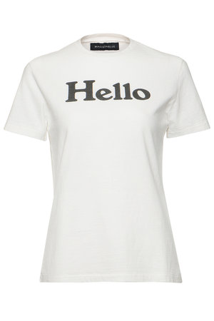 マディソンブルー/MADISONBLUEのHELLO TEE/HELLO Tシャツ(110100/110102)