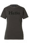 HELLO TEE/HELLO Tシャツ マディソンブルー/MADISONBLUE グレー