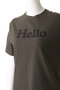HELLO TEE/HELLO Tシャツ マディソンブルー/MADISONBLUE