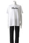 【MEN】HELLO TEE MNS/HELLO Tシャツ マディソンブルー/MADISONBLUE