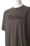 【MEN】HELLO TEE MNS/HELLO Tシャツ マディソンブルー/MADISONBLUE