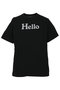 【MEN】HELLO TEE MNS/HELLO Tシャツ マディソンブルー/MADISONBLUE ブラック