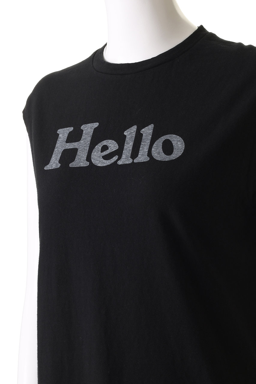 マディソンブルーHello Tシャツ（BLACK NAVY） MADISONBLUE(マディソンブルー)のHELLO CREW NECK TEE通販