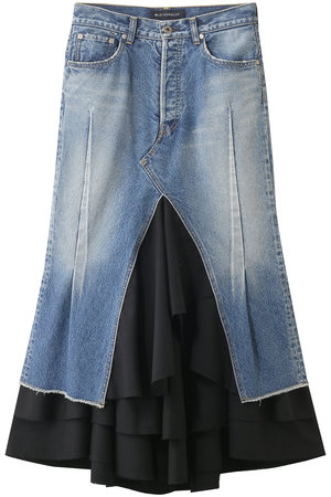 5POCKET REMAKE FRILL SK DENIM 5ポケットリメイクデニムフリルスカート