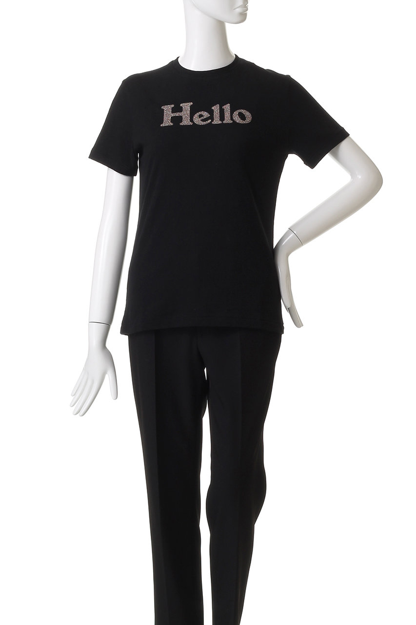 MADISONBLUE(マディソンブルー)｜HELLO TEE PARIS Tシャツ/ブラック の