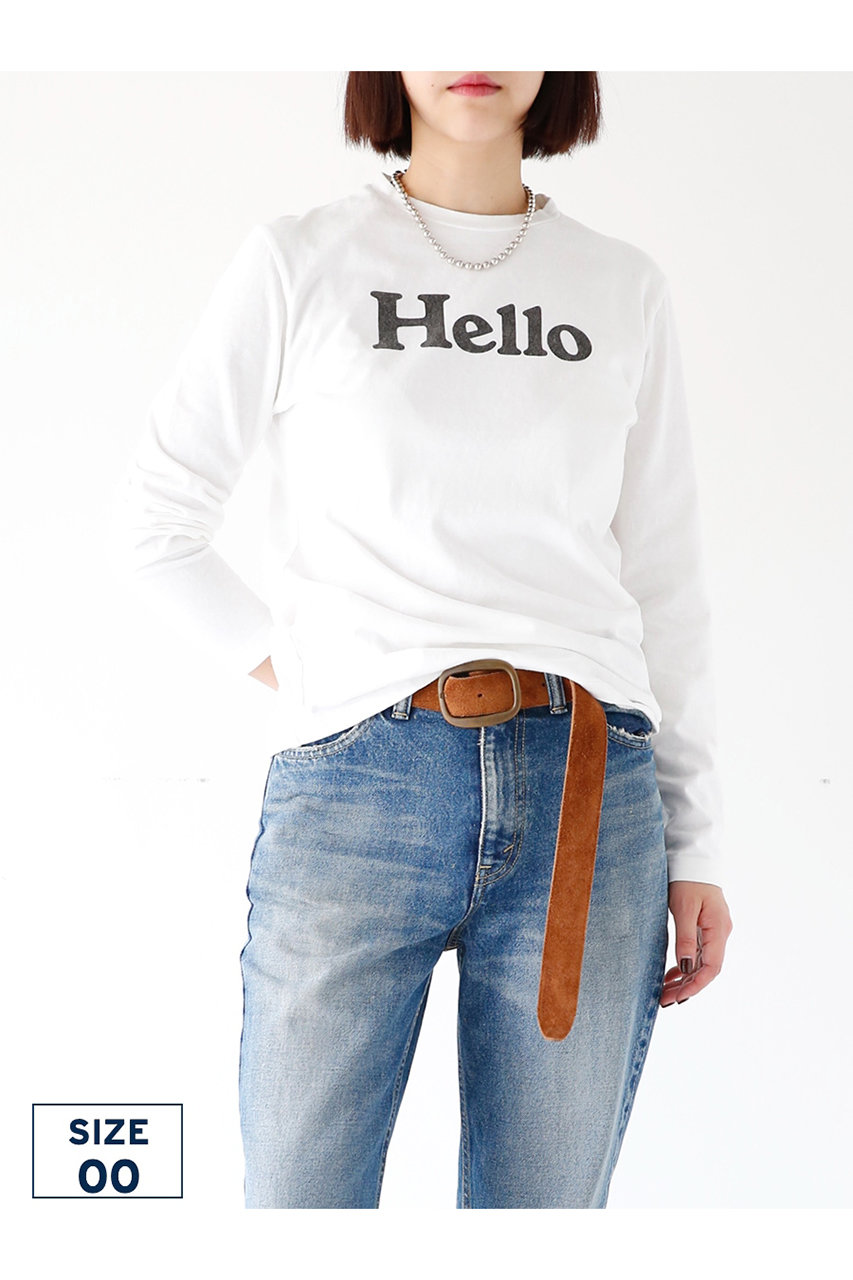 MADISONBLUE(マディソンブルー)｜HELLO L/S TEE ロングスリーブTシャツ