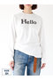 HELLO L/S TEE ロングスリーブTシャツ マディソンブルー/MADISONBLUE