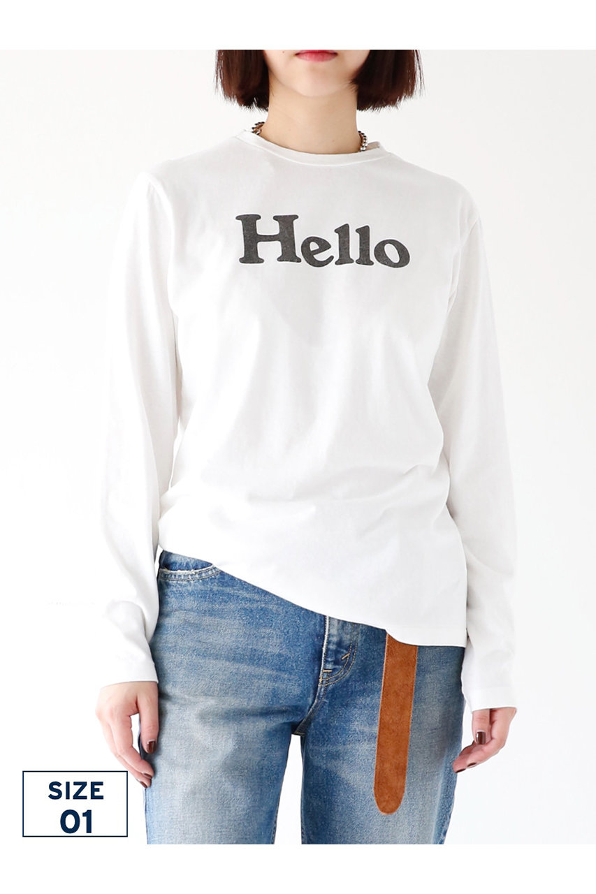MADISONBLUE(マディソンブルー)｜HELLO L/S TEE ロングスリーブTシャツ