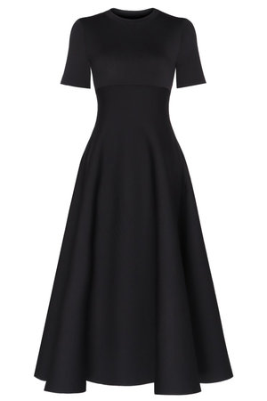 マディソンブルー/MADISONBLUEのDOUBLE FACE FIT＆FLARE DR ドレス(110500/110503)