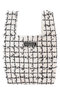 SHOP BAG S TWEED ショップバッグS マディソンブルー/MADISONBLUE ホワイト