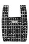 SHOP BAG S TWEED ショップバッグS マディソンブルー/MADISONBLUE ブラック