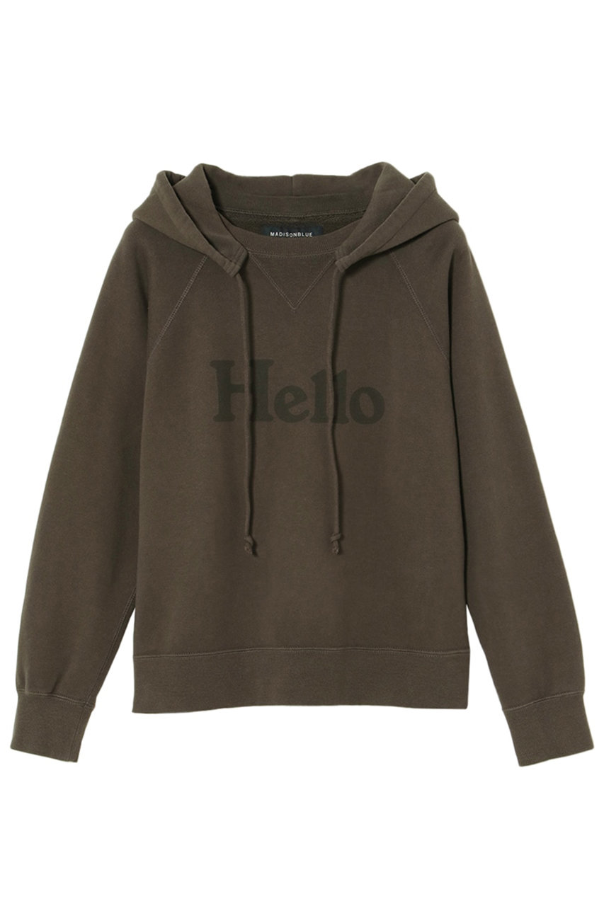 MADISONBLUE HELLO HOODIE フーディー (グレー, 00) マディソンブルー ELLE SHOP MADISONBLUE HELLO HOODIE フーディー (グレー, 00) マディソンブルー ELLE SHOP